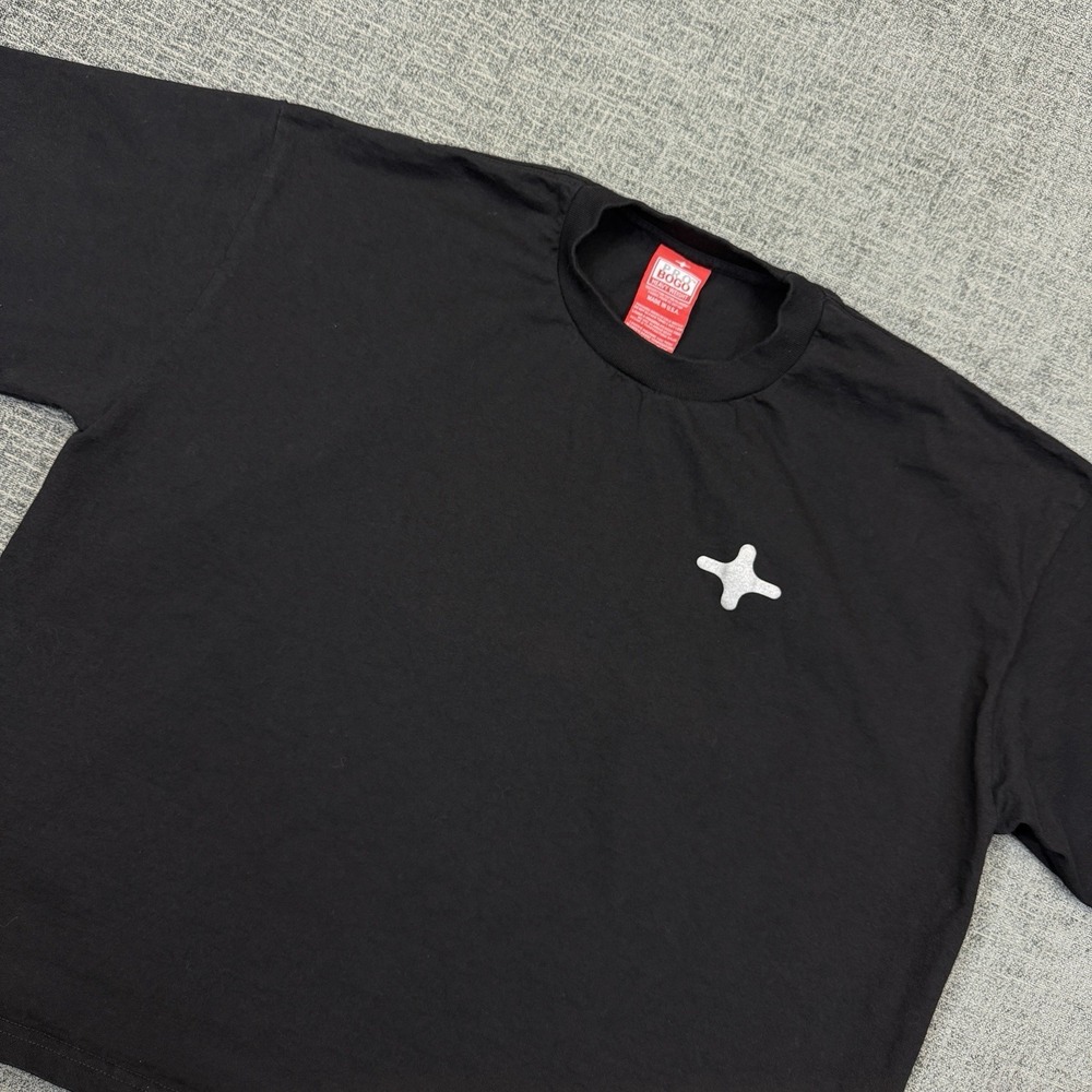 Tombogo T Shirt Men's Large Black Heavyweight Pro Bogo Boxy Made In The USA